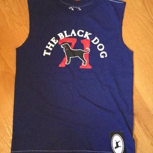 The Black Dog Boys Sleeveless Top Blue L